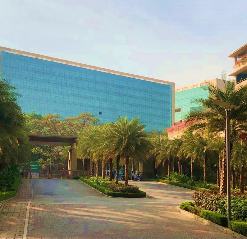 Landscaped approach to iThink Tower A